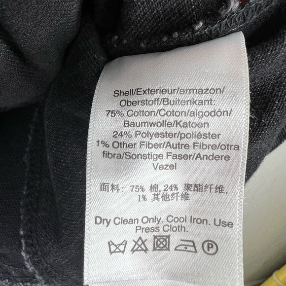 DKNY Studded Denim Moto Asymmetrical Zipper Jacket Size Medium NWT Black - Picture 8 of 8